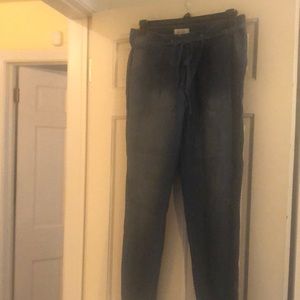 Jessica Simpson tie jeans